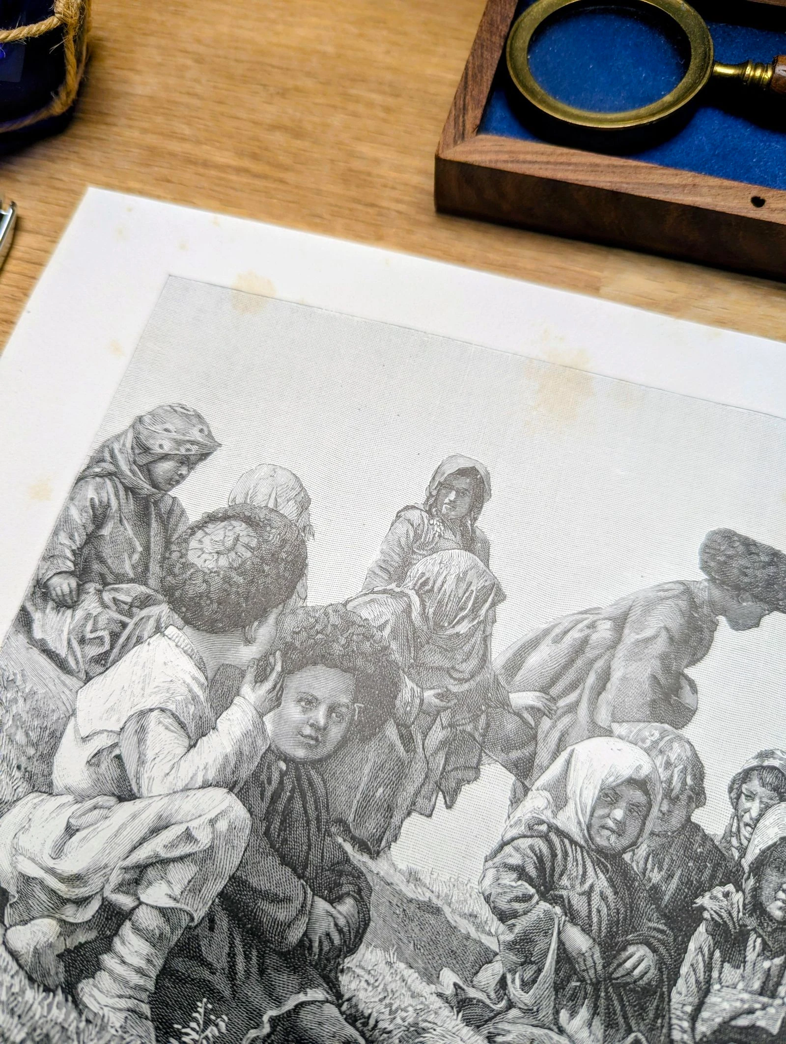 Os curiosos, crianças armênias. Ilustração impressa em 1891. – photo 7